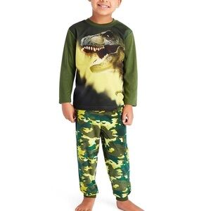 Jellifish Kids Khaki Dino Pajama Set -